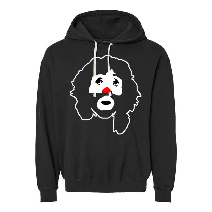 Cepillin Clown Red Nose Garment-Dyed Fleece Hoodie