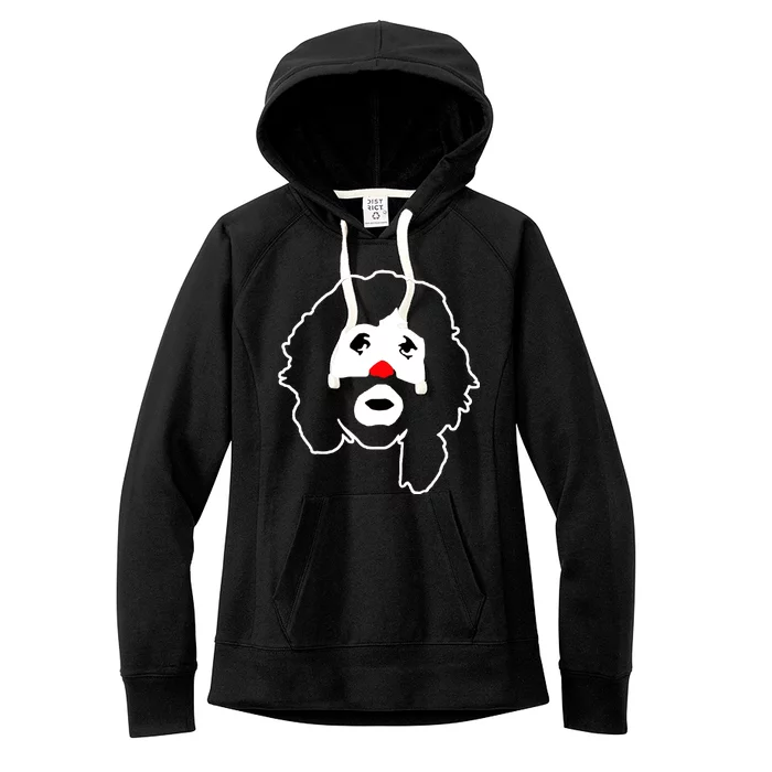 Cepillin Clown Red Nose Women's Fleece Hoodie