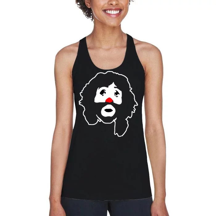 Cepillin Clown Red Nose Women's Racerback Tank