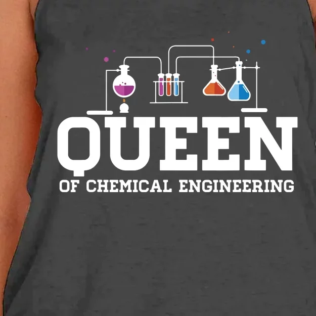 Chemical Engineering Queen Chemical Engineer Outfit Gift Women's Knotted Racerback Tank