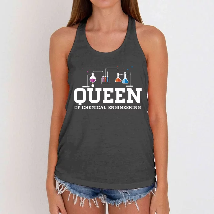 Chemical Engineering Queen Chemical Engineer Outfit Gift Women's Knotted Racerback Tank