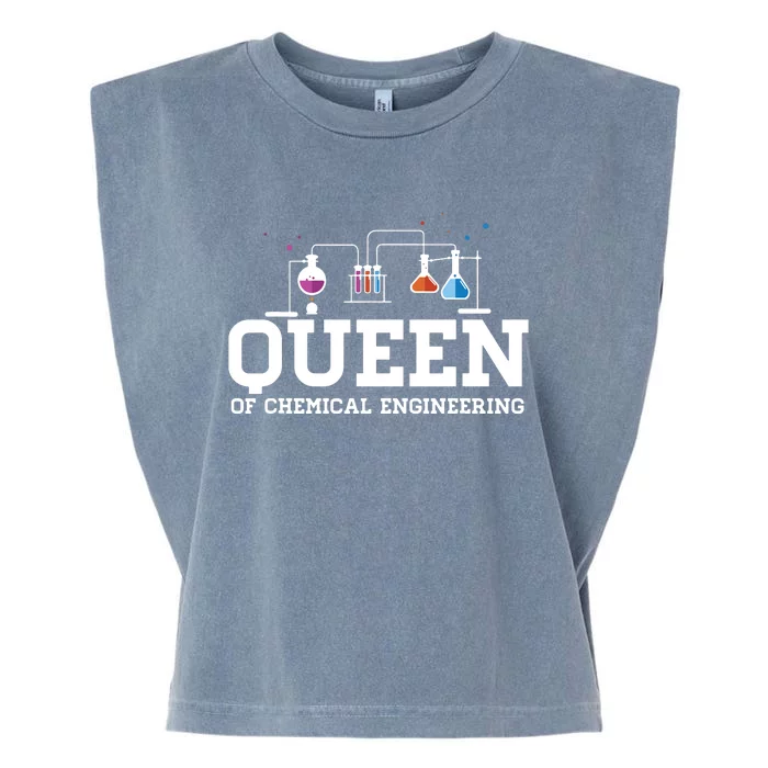 Chemical Engineering Queen Chemical Engineer Outfit Gift Garment-Dyed Women's Muscle Tee