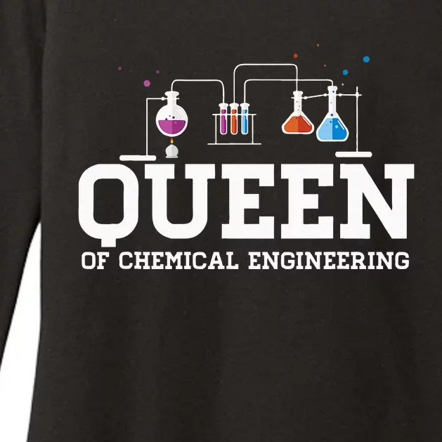 Chemical Engineering Queen Chemical Engineer Outfit Gift Womens CVC Long Sleeve Shirt