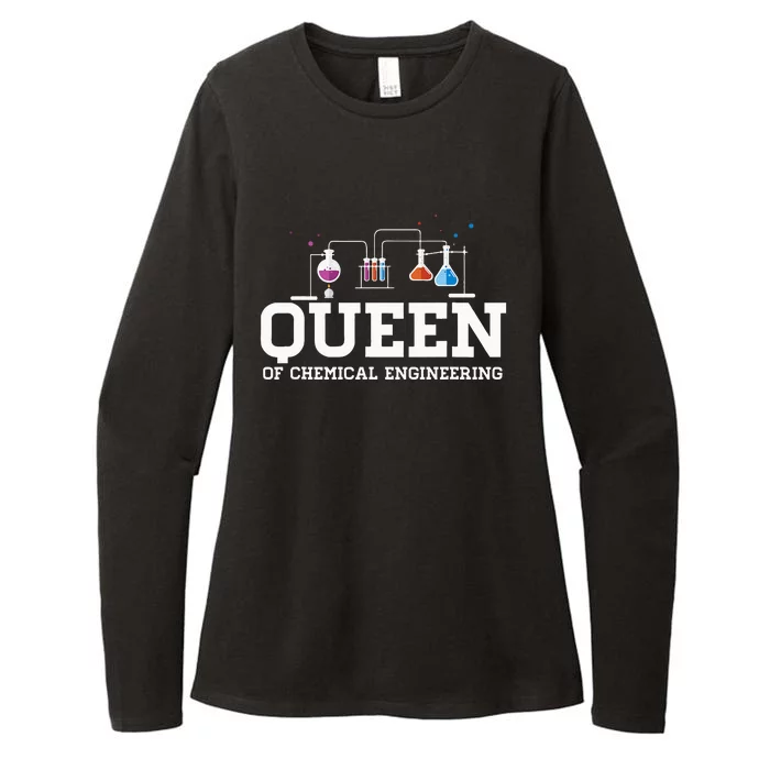 Chemical Engineering Queen Chemical Engineer Outfit Gift Womens CVC Long Sleeve Shirt