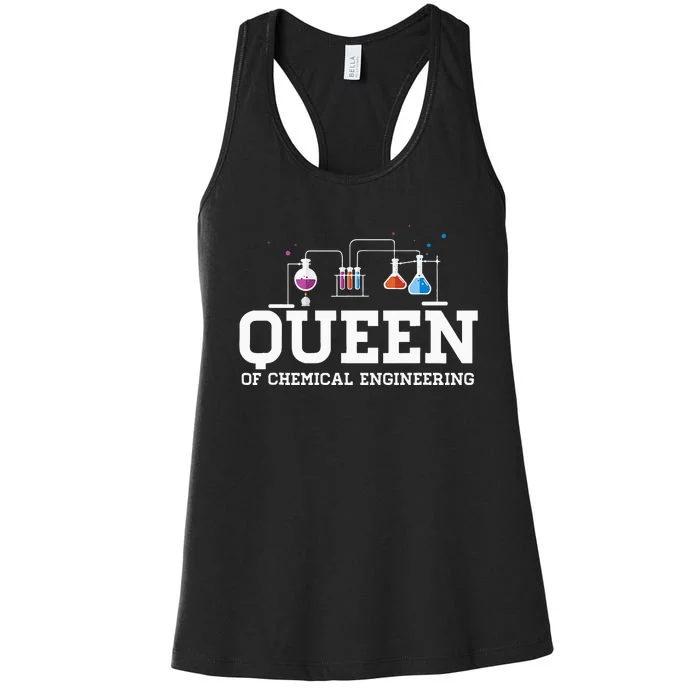 Chemical Engineering Queen Chemical Engineer Outfit Gift Women's Racerback Tank