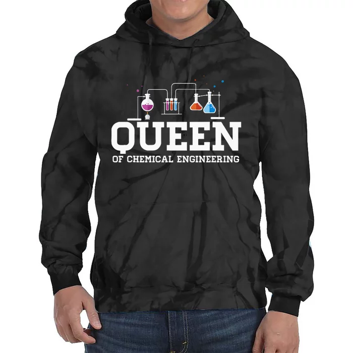 Chemical Engineering Queen Chemical Engineer Outfit Gift Tie Dye Hoodie