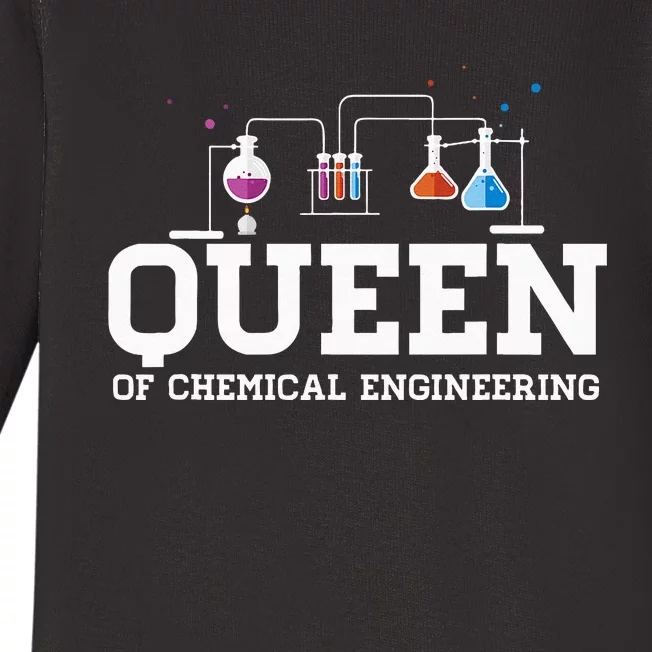 Chemical Engineering Queen Chemical Engineer Outfit Gift Baby Long Sleeve Bodysuit