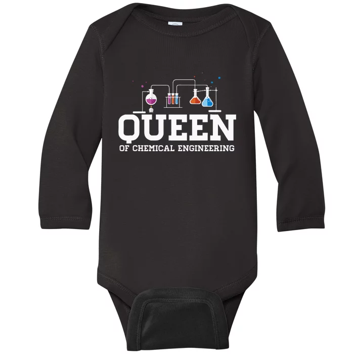 Chemical Engineering Queen Chemical Engineer Outfit Gift Baby Long Sleeve Bodysuit