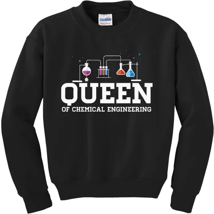 Chemical Engineering Queen Chemical Engineer Outfit Gift Kids Sweatshirt