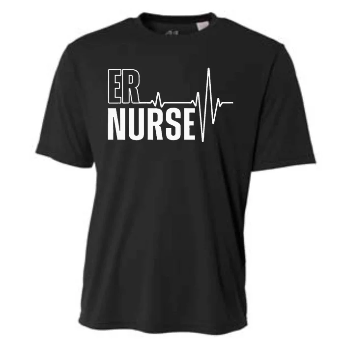 Cool Emergency Room Nurse Design For Men Women ER Nursing Cooling Performance Crew T-Shirt