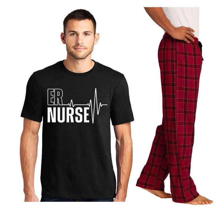 Cool Emergency Room Nurse Design For Men Women ER Nursing Pajama Set