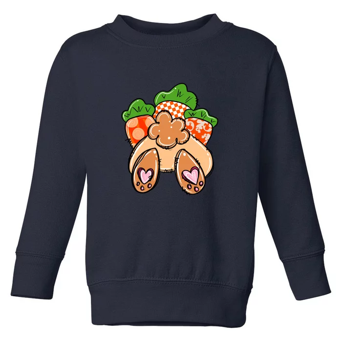 Carrots Easter Rabbit Tail Easter Day For Baby Kids Toodler Toddler Sweatshirt