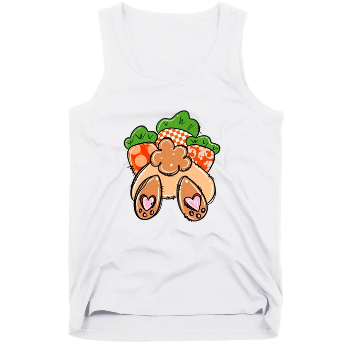 Carrots Easter Rabbit Tail Easter Day For Baby Kids Toodler Tank Top