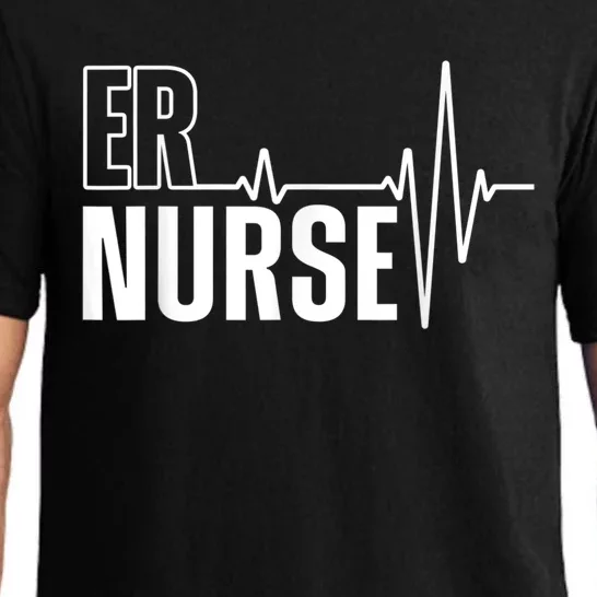 Cool Emergency Room Nurse Design For Men Women ER Nursing Pajama Set