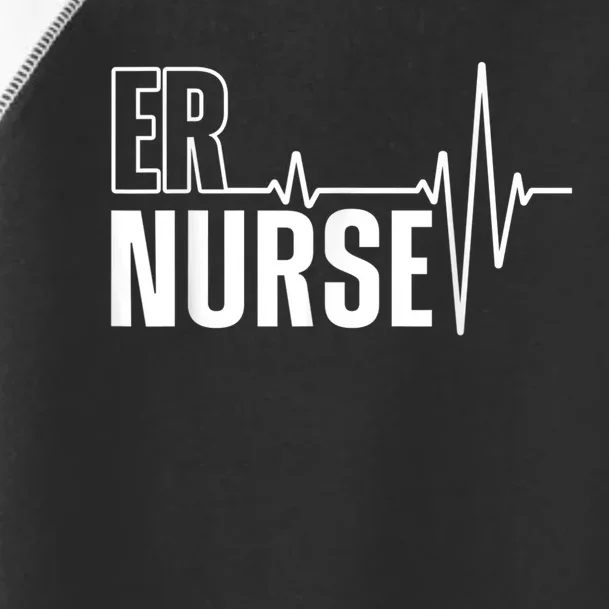 Cool Emergency Room Nurse Design For Men Women ER Nursing Toddler Fine Jersey T-Shirt