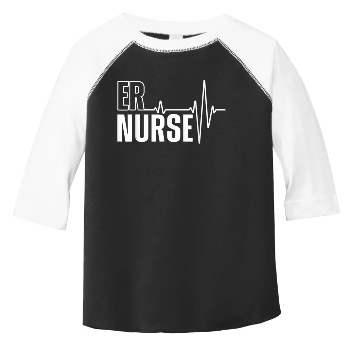 Cool Emergency Room Nurse Design For Men Women ER Nursing Toddler Fine Jersey T-Shirt