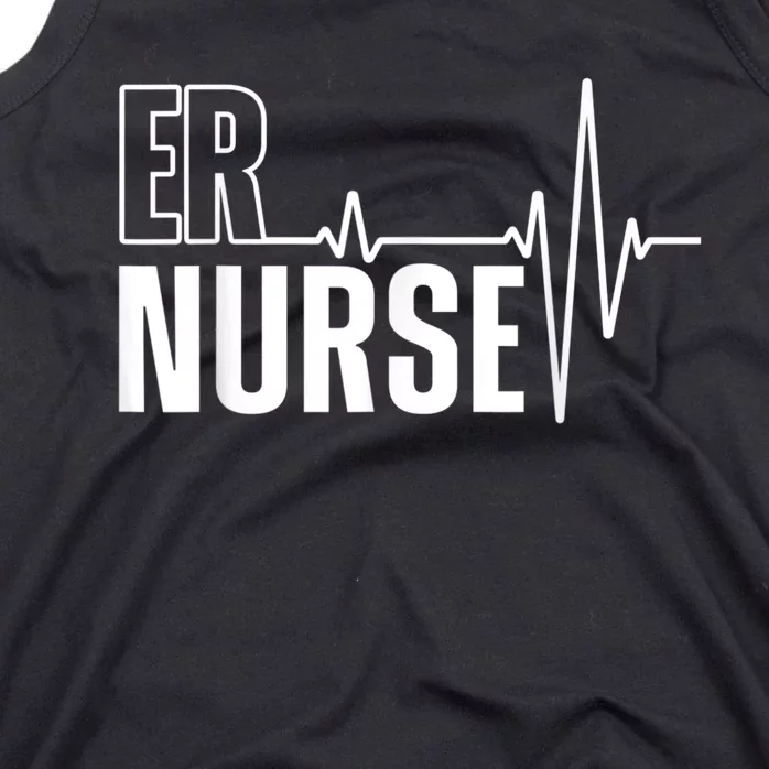 Cool Emergency Room Nurse Design For Men Women ER Nursing Tank Top