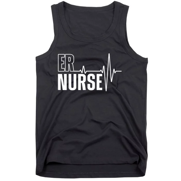 Cool Emergency Room Nurse Design For Men Women ER Nursing Tank Top