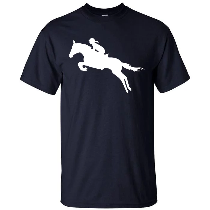 Cute English Riding Hunter Jumper Girl Riding Horse Tee Gift Tall T-Shirt