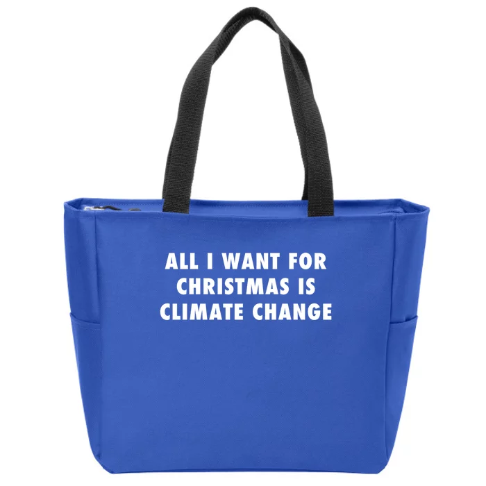 Christmas Extinction Rebellion Rebel 4 Life Climate Change Gift Zip Tote Bag