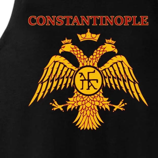 Constantinople Eastern Roman Empire Ladies Tri-Blend Wicking Tank