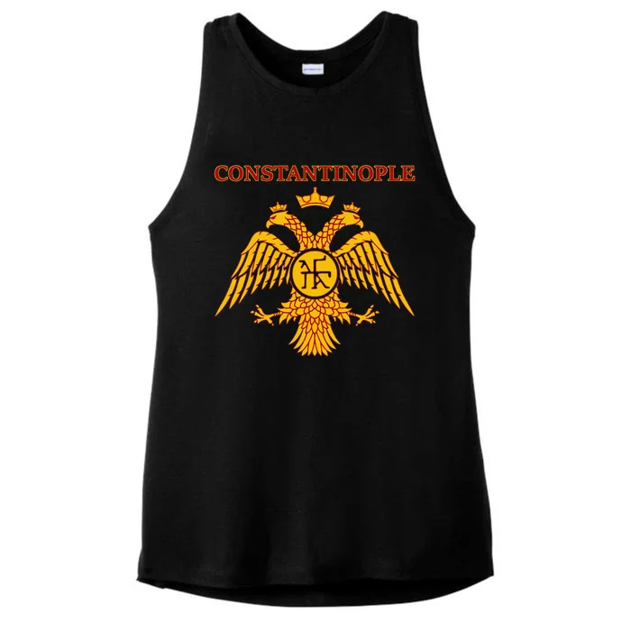 Constantinople Eastern Roman Empire Ladies Tri-Blend Wicking Tank