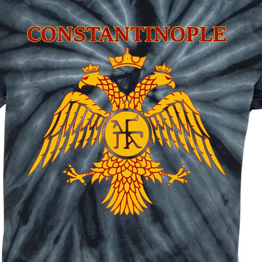 Constantinople Eastern Roman Empire Kids Tie-Dye T-Shirt