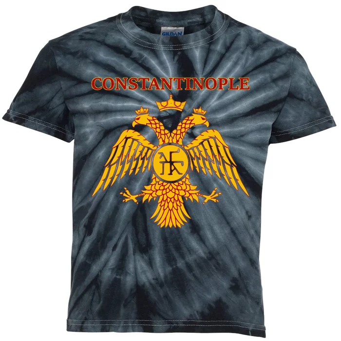 Constantinople Eastern Roman Empire Kids Tie-Dye T-Shirt