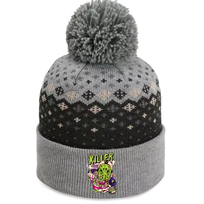 Cereal Killer Funny The Baniff Cuffed Pom Beanie