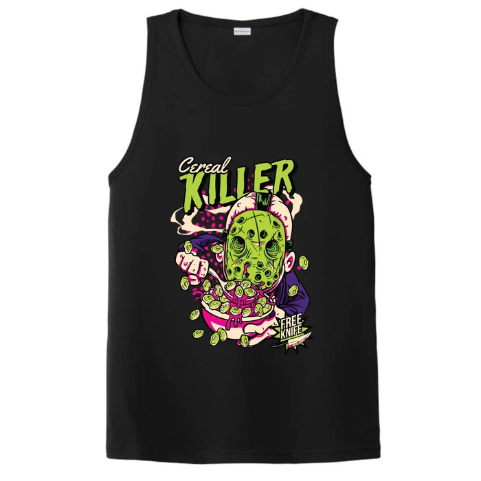 Cereal Killer Funny Performance Tank