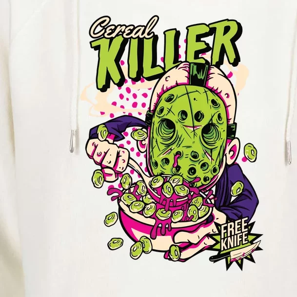 Cereal Killer Funny Womens Funnel Neck Pullover Hood