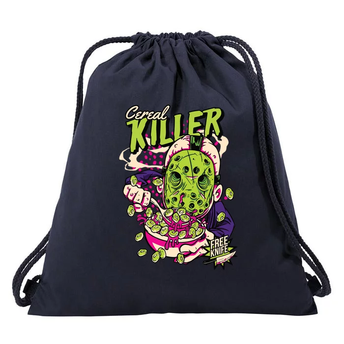 Cereal Killer Funny Drawstring Bag