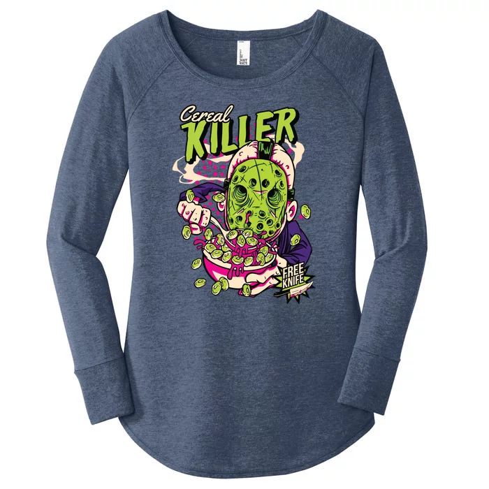 Cereal Killer Funny Women's Perfect Tri Tunic Long Sleeve Shirt