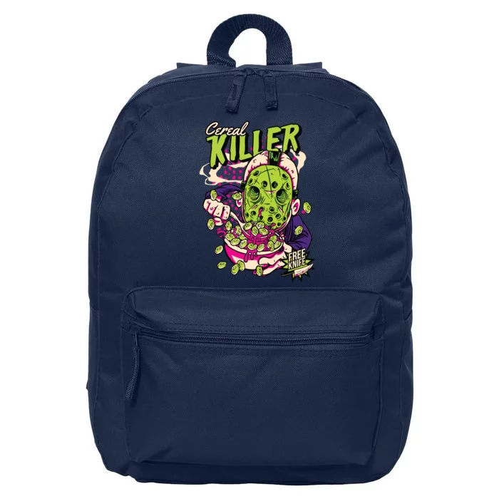 Cereal Killer Funny 16 in Basic Backpack