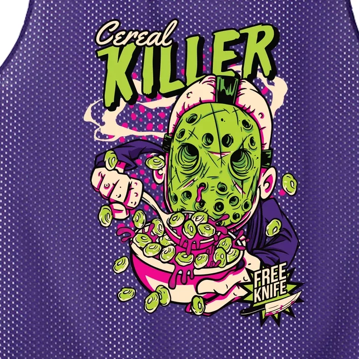 Cereal Killer Funny Mesh Reversible Basketball Jersey Tank