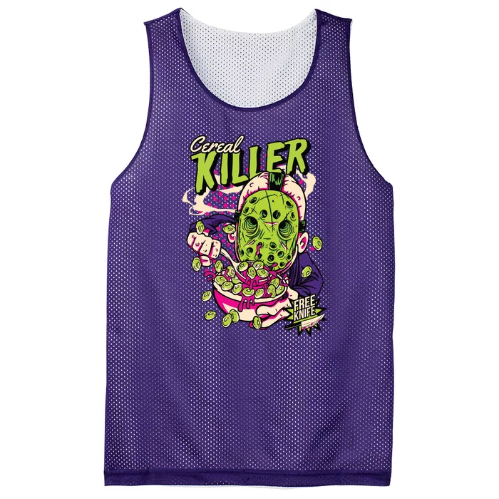 Cereal Killer Funny Mesh Reversible Basketball Jersey Tank