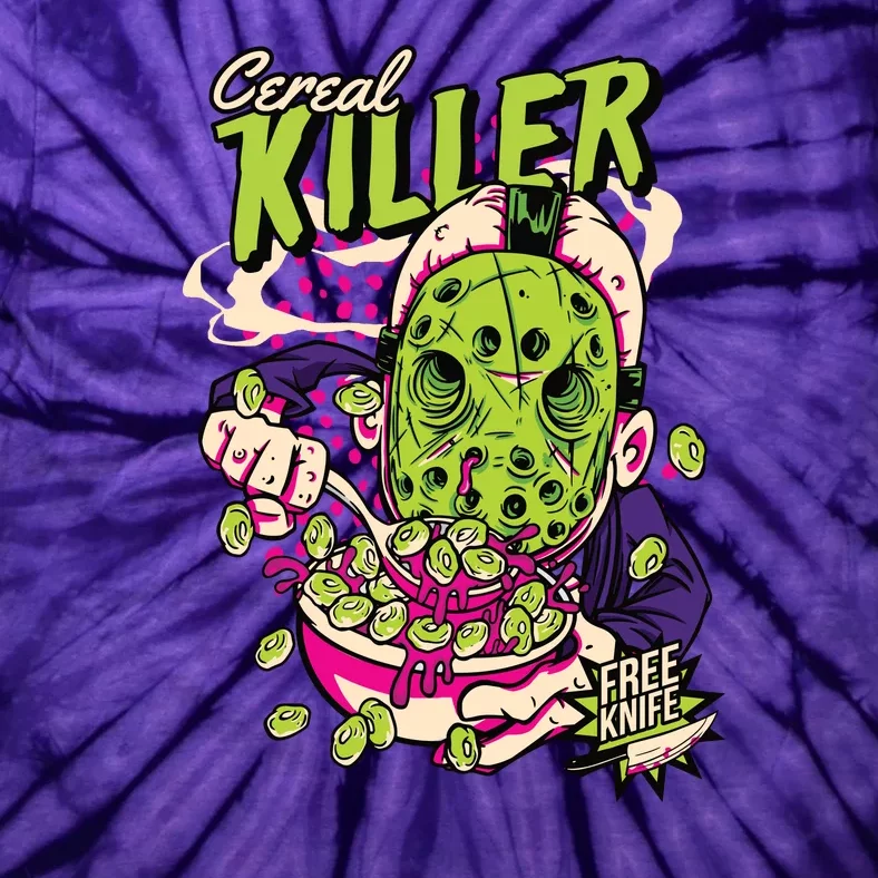 Cereal Killer Funny Tie-Dye T-Shirt