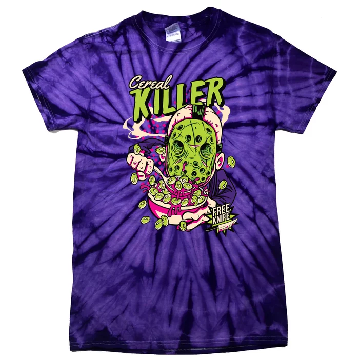 Cereal Killer Funny Tie-Dye T-Shirt