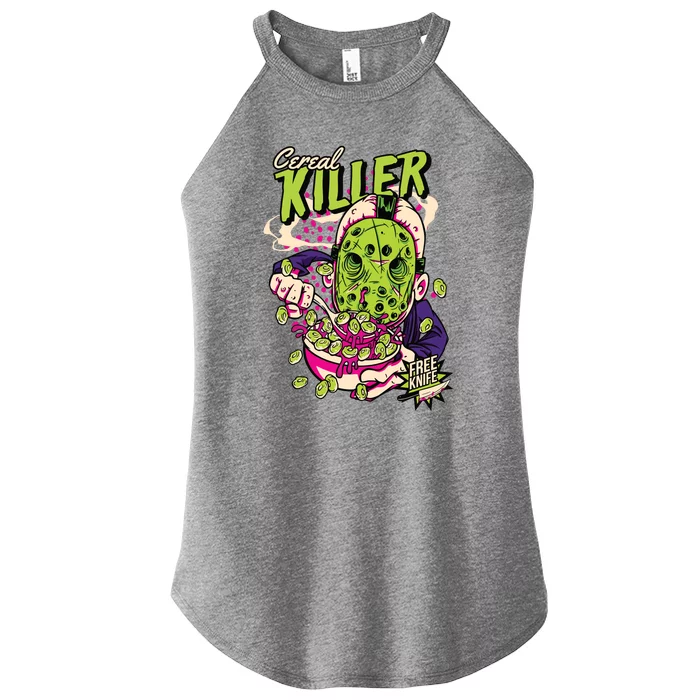 Cereal Killer Funny Women’s Perfect Tri Rocker Tank