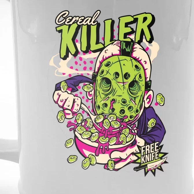 Cereal Killer Funny Front & Back Beer Stein