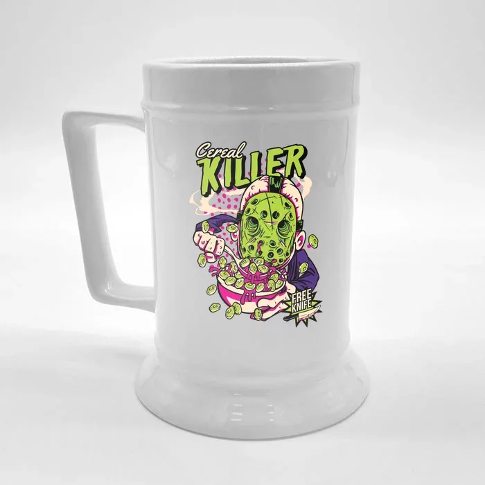 Cereal Killer Funny Front & Back Beer Stein