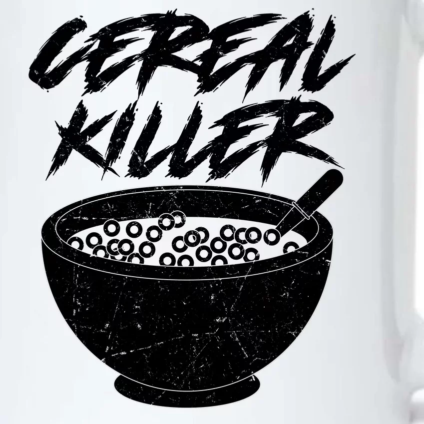 Cereal Killer Funny Halloween Distressed Black Color Changing Mug