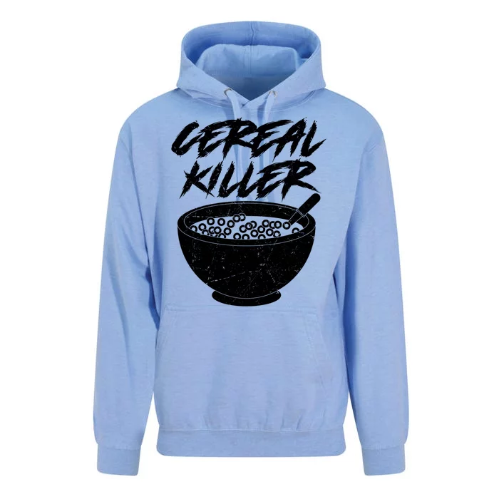 Cereal Killer Funny Halloween Distressed Unisex Surf Hoodie