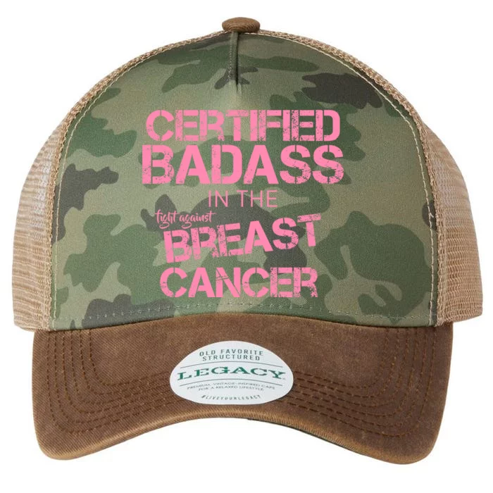 Certified Badass Fight Against Breast Cancer Legacy Tie Dye Trucker Hat