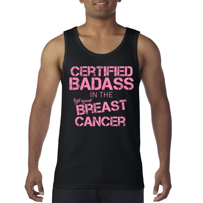 Certified Badass Fight Against Breast Cancer Tank Top