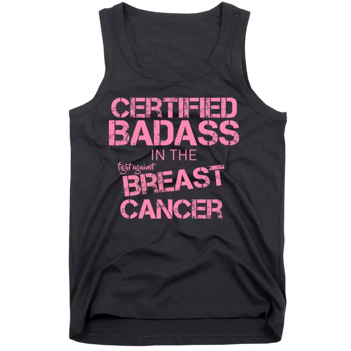 Certified Badass Fight Against Breast Cancer Tank Top