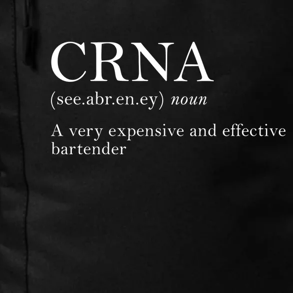 Certified Registered Nurse Anesthetists CRNA Daily Commute Backpack