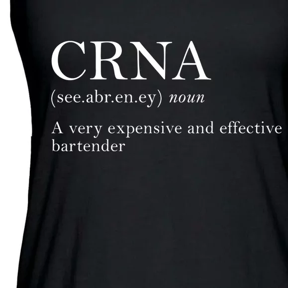 Certified Registered Nurse Anesthetists CRNA Ladies Essential Flowy Tank