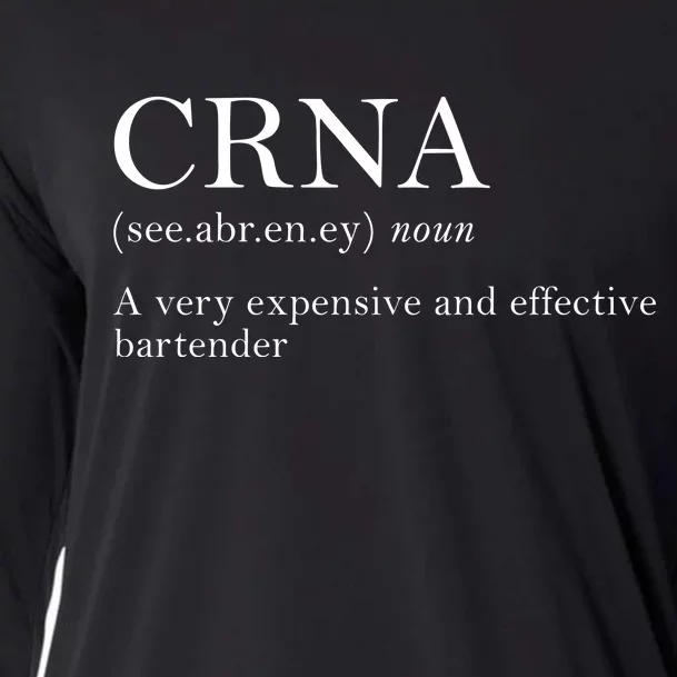 Certified Registered Nurse Anesthetists CRNA Cooling Performance Long Sleeve Crew