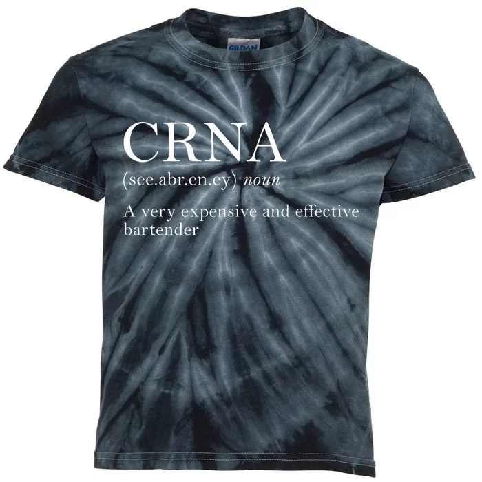 Certified Registered Nurse Anesthetists CRNA Kids Tie-Dye T-Shirt